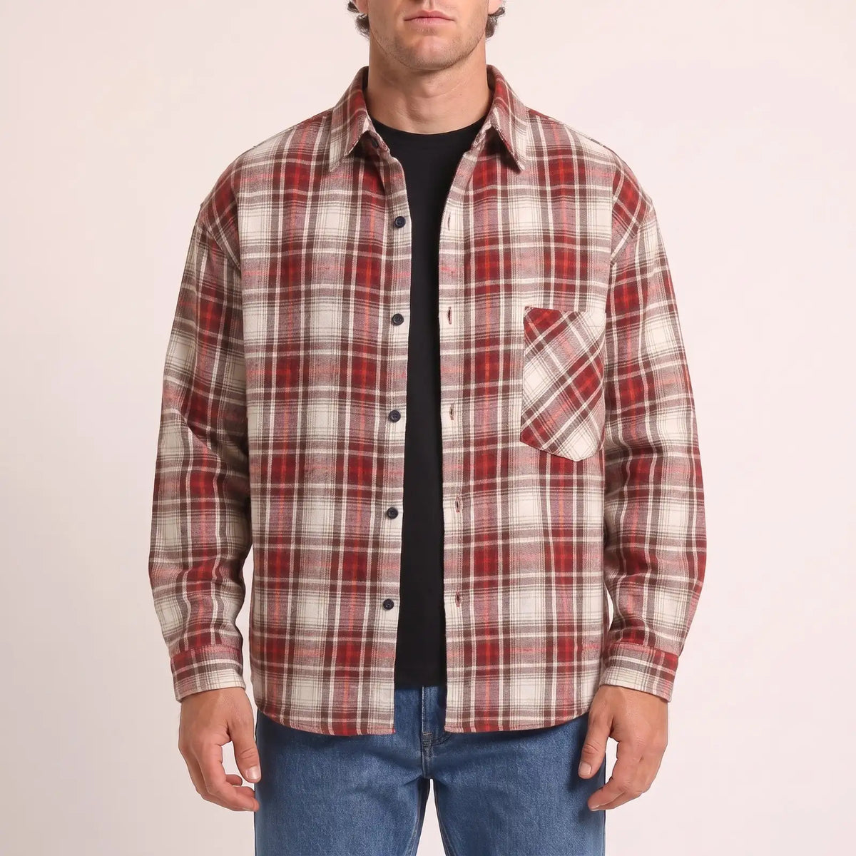 Red Plaid / XS