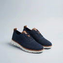 The Mayfair Knit Oxford Sneakers in black — versatile smart-casual sneakers for men