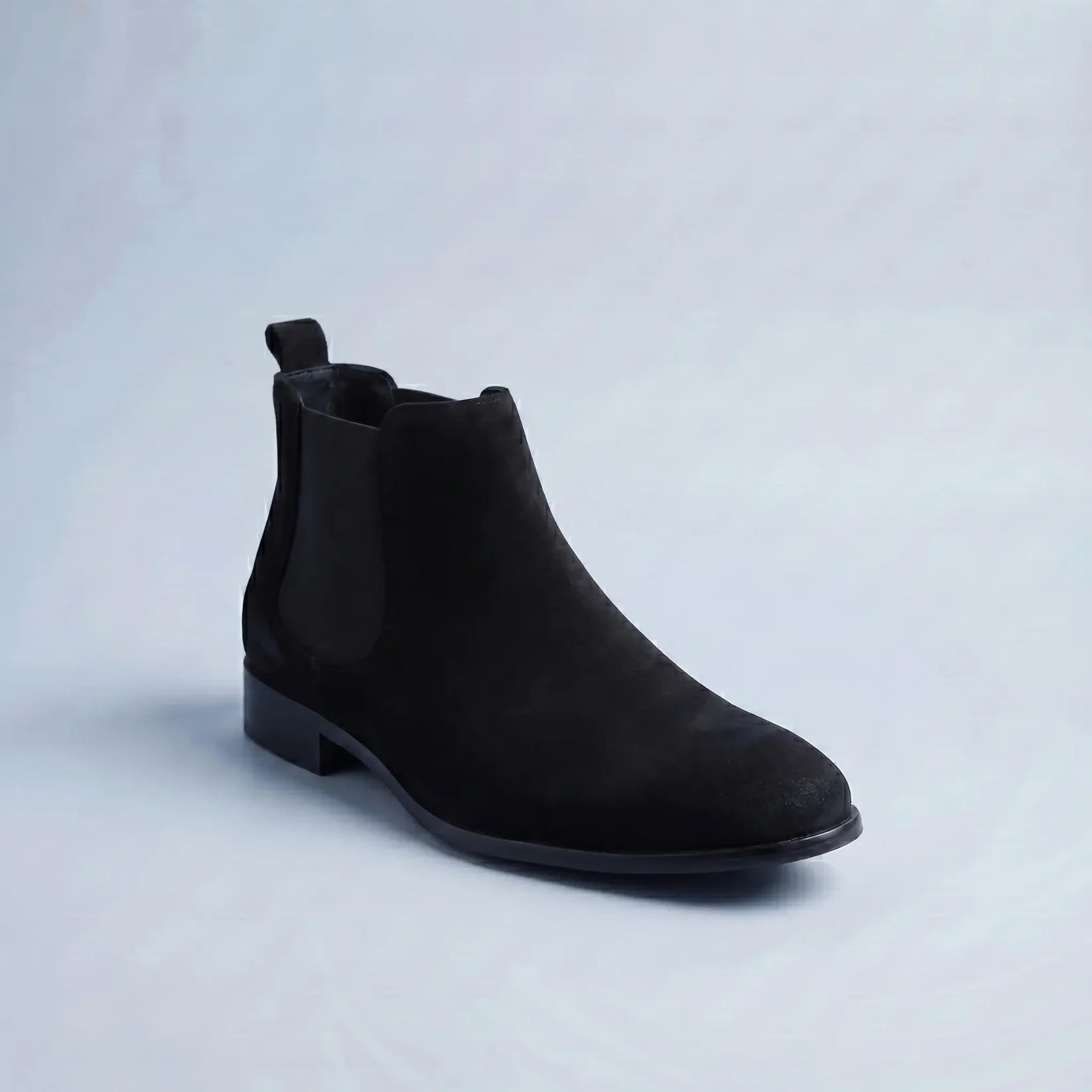 The Shoreditch Chelsea Boot — back view showing rear pull tab and clean silhouette
