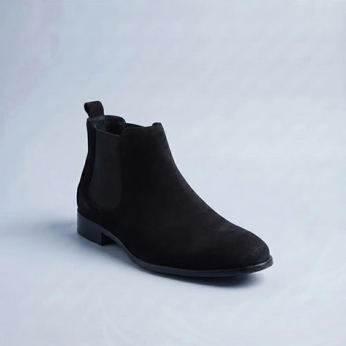 The Shoreditch Chelsea Boot — back view showing rear pull tab and clean silhouette