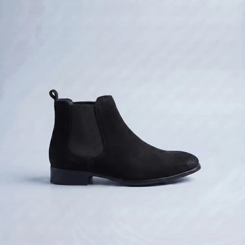 The Shoreditch Chelsea Boot — styled with tailored trousers for smart-casual wear