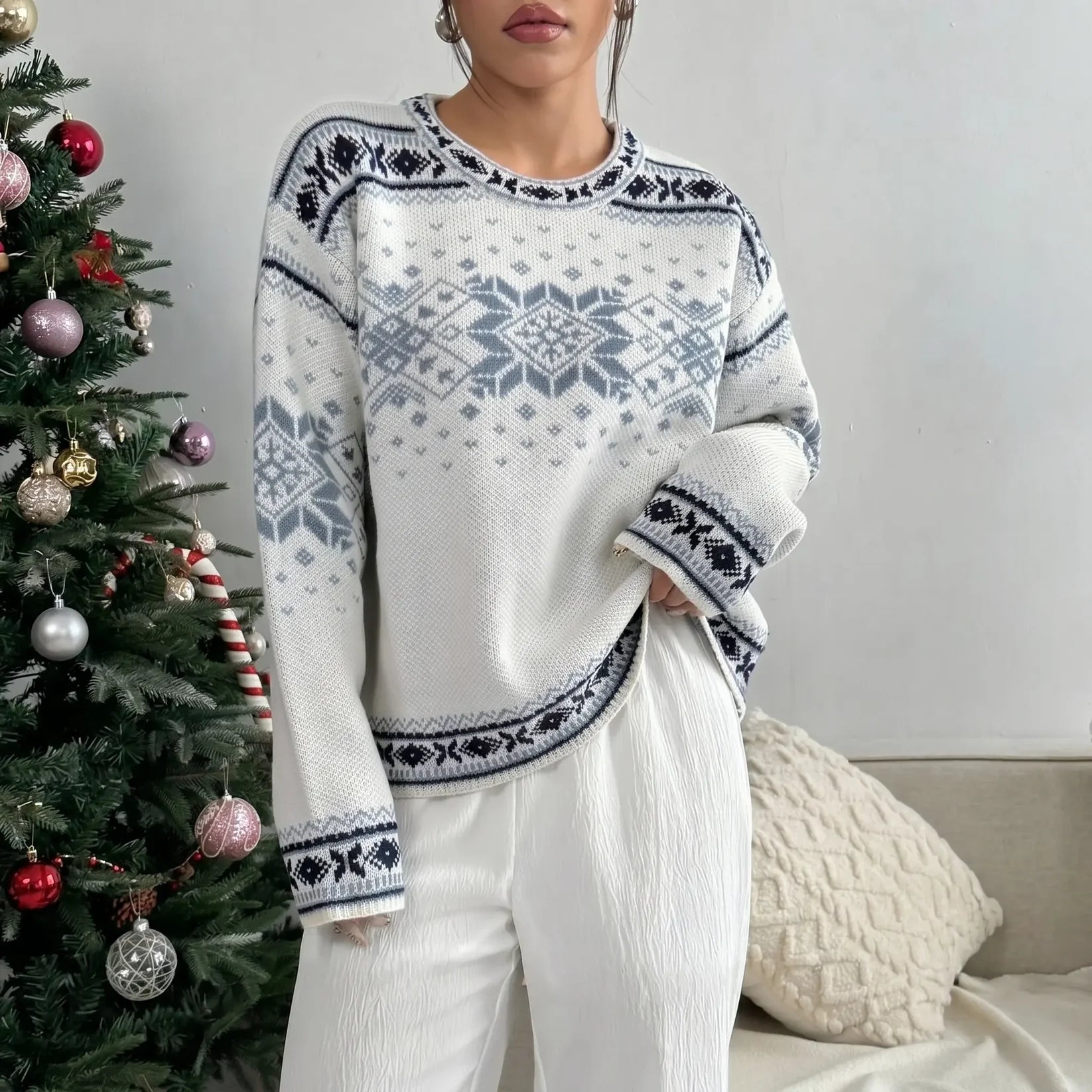 The Cotswold Snowflake Knit