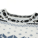 The Cotswold Snowflake Knit — relaxed oversized cotton-blend crew neck pullover for women