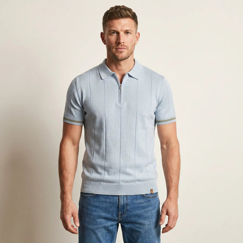 The Marylebone Quarter-Zip Polo