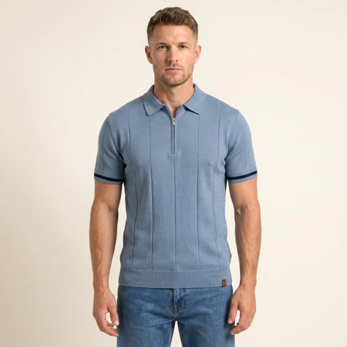 The Marylebone Quarter-Zip Polo