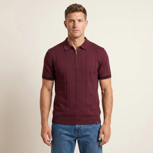 The Marylebone Quarter-Zip Polo