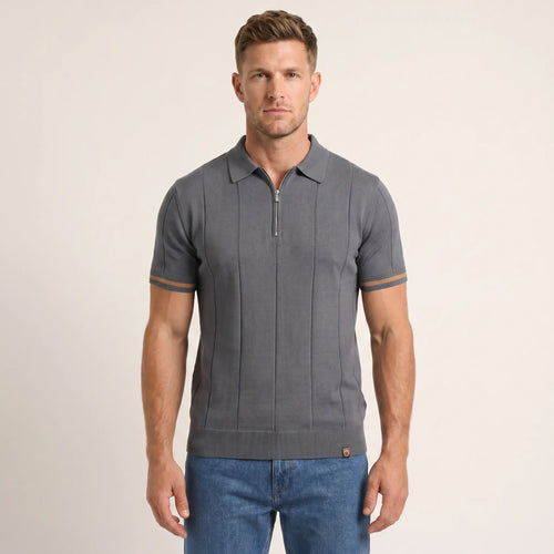 The Marylebone Quarter-Zip Polo