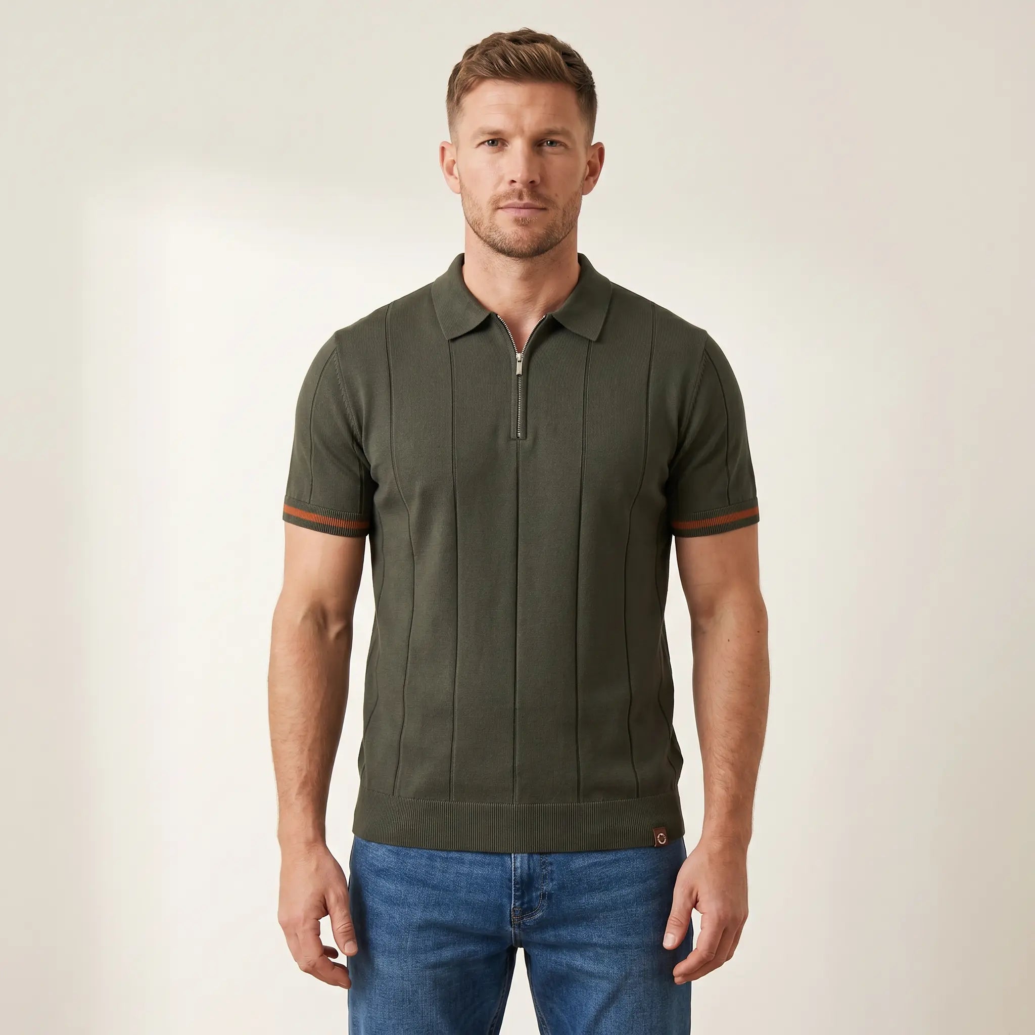 The Marylebone Quarter-Zip Polo