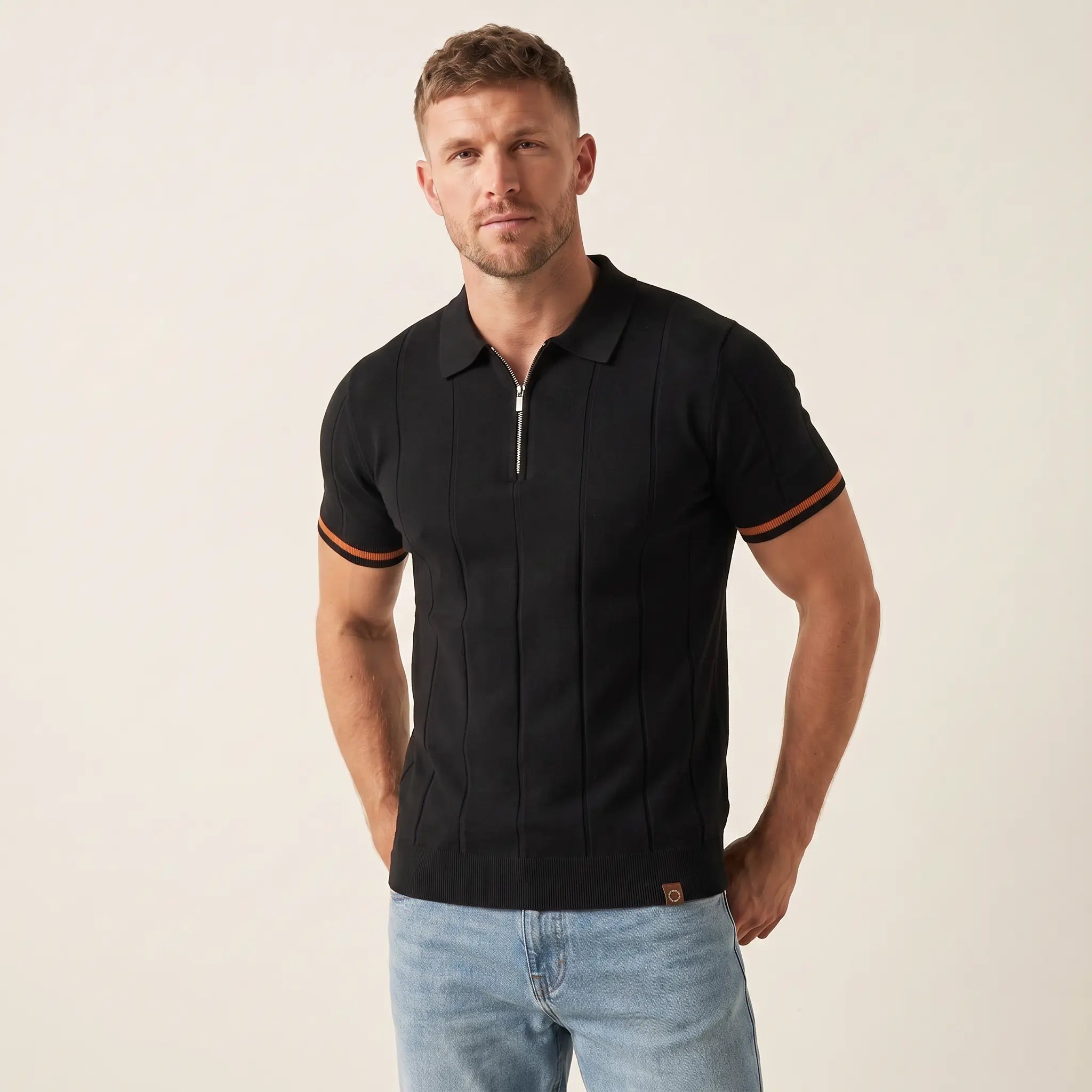 The Marylebone Quarter-Zip Polo